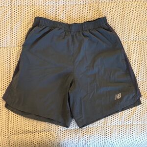 New Balance Men's Dark Gray Athletic Shorts